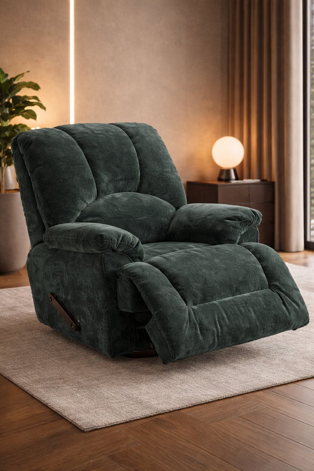 Emerald Ease | Luxury Recliner Armchair