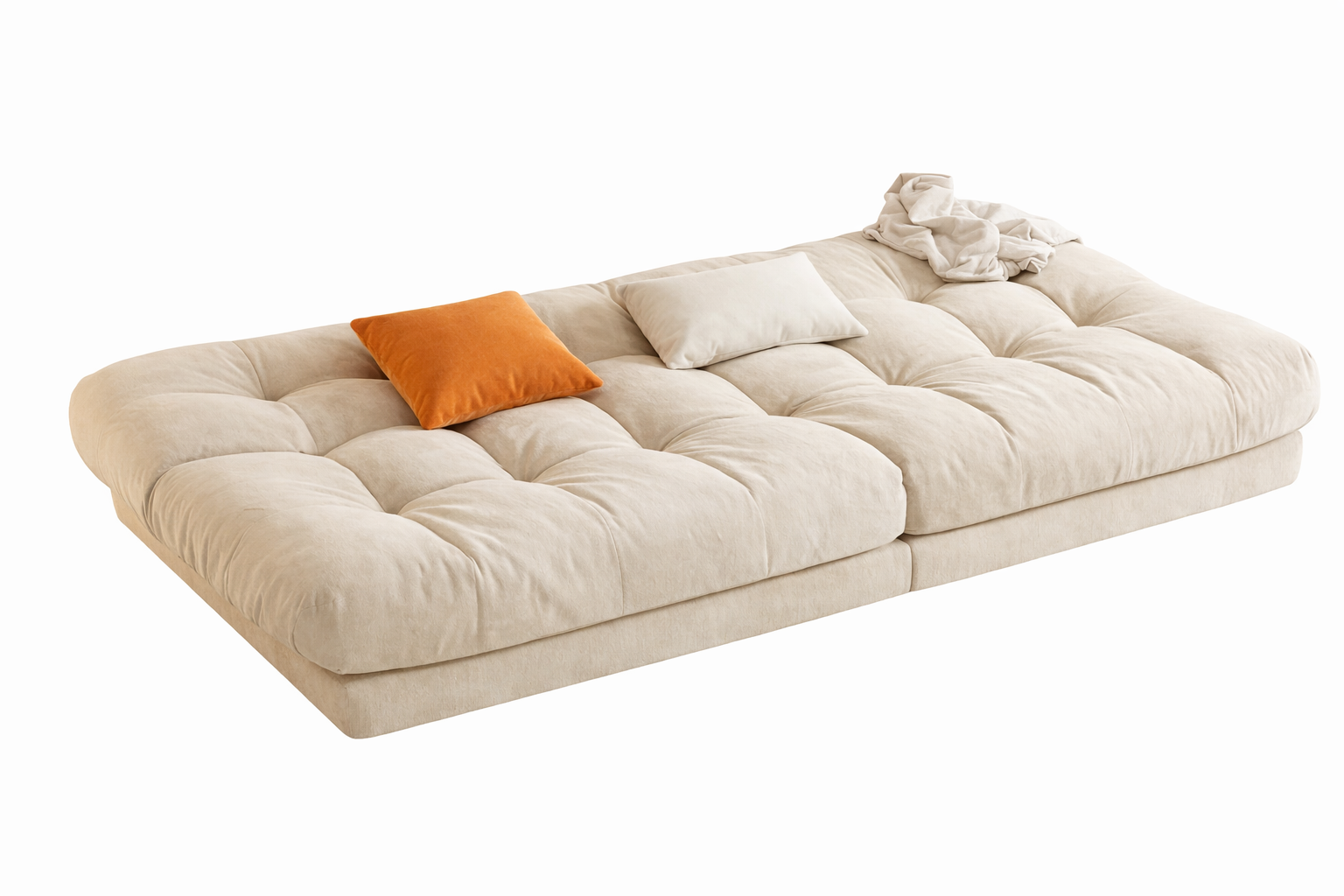 Opulence Cloud Sofa Daybed in Beige