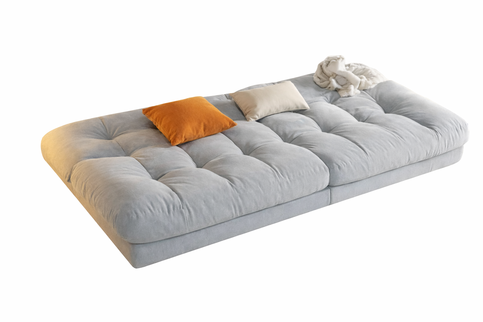 Opulence Cloud Sofa Daybed in Light Grey