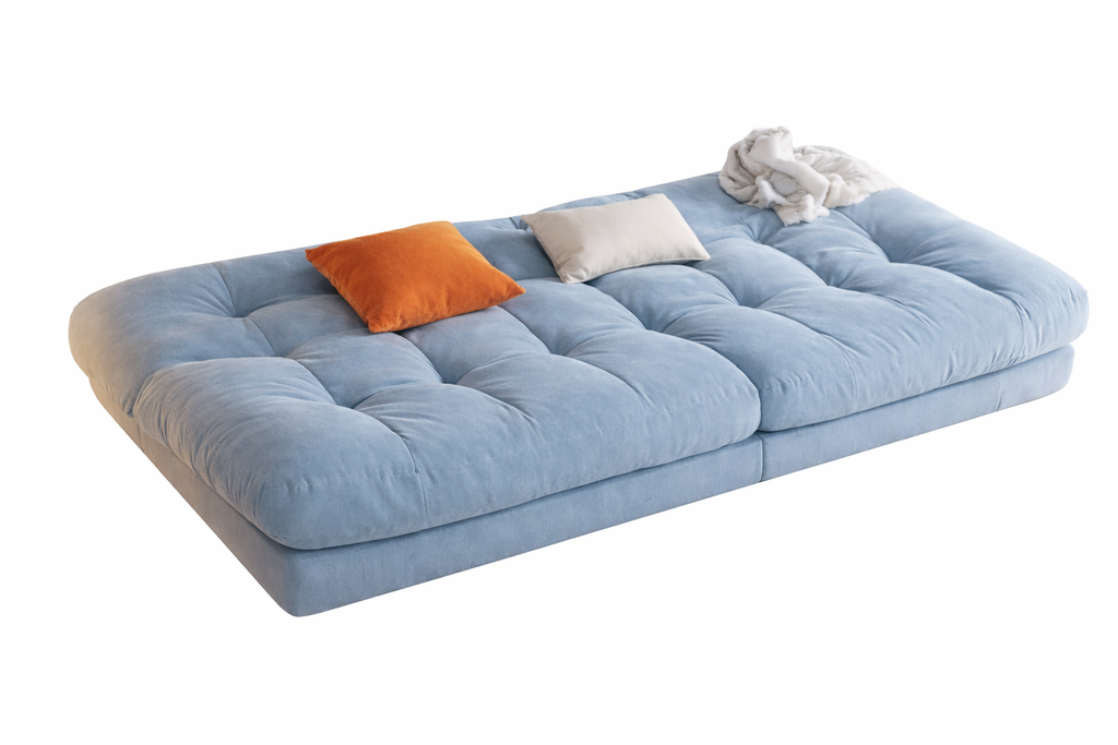 Opulence Cloud Sofa Daybed in Light Blue