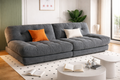 Opulence Cloud Sofa Daybed in Dark Grey