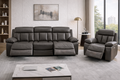 LuxeComfort Elite Recliner Sofa Set (3+1 Seater)